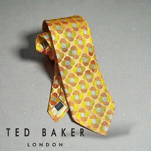 Ted Baker London Adelaide Float Medallion 100% silk tie.